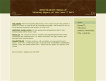 Tablet Screenshot of bushmeadowfarm.com